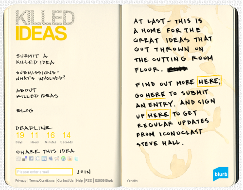 Killed Ideas